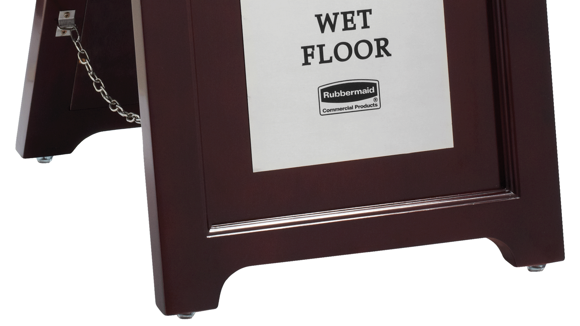 Wet floor caution sign