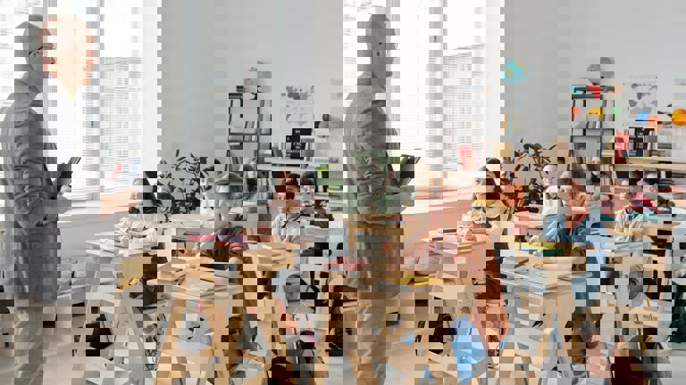 Teacher and Students